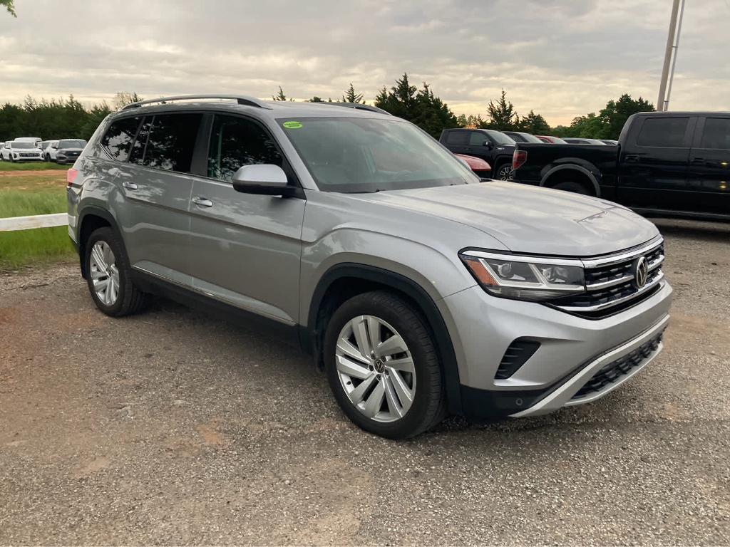 used 2021 Volkswagen Atlas car, priced at $27,500