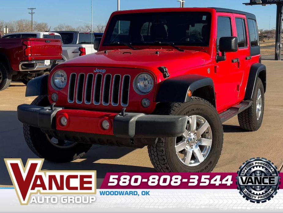 used 2016 Jeep Wrangler Unlimited car, priced at $20,000