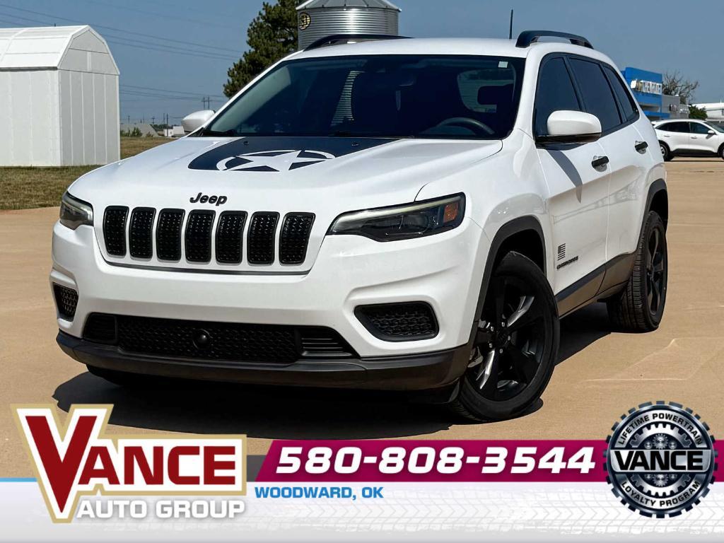 used 2021 Jeep Cherokee car, priced at $15,000