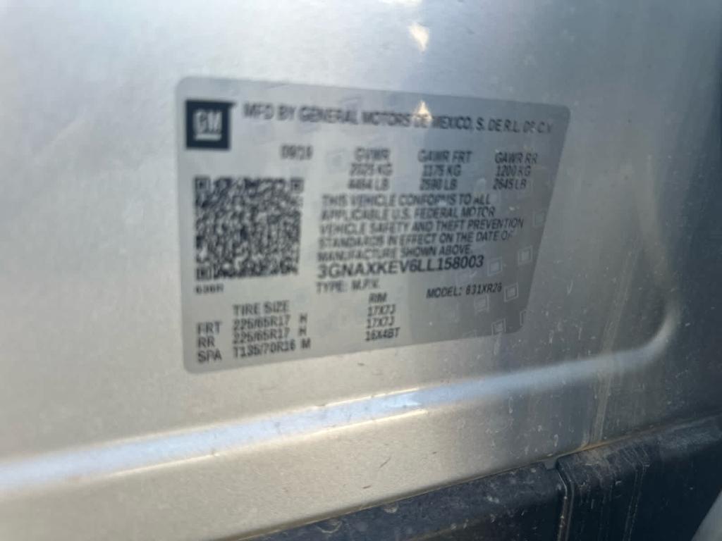 used 2020 Chevrolet Equinox car, priced at $20,000