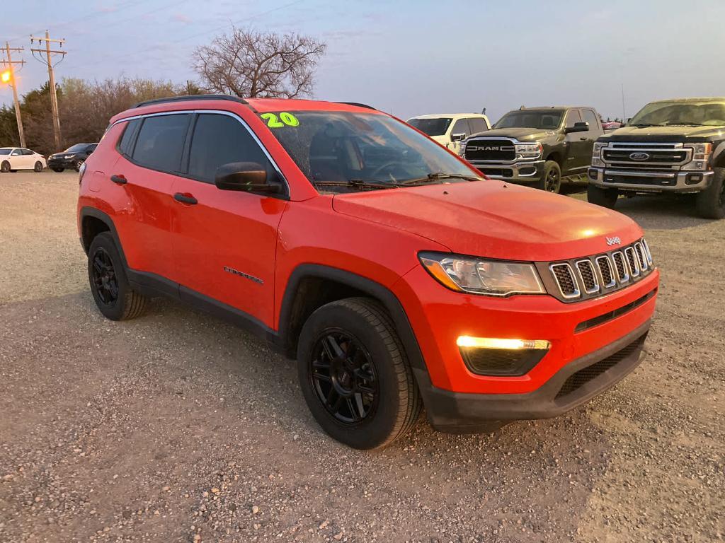used 2020 Jeep Compass car, priced at $19,500