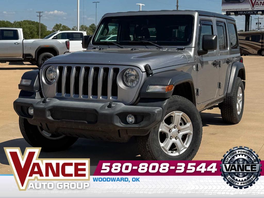 used 2020 Jeep Wrangler Unlimited car, priced at $24,577