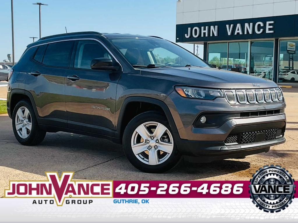 used 2022 Jeep Compass car, priced at $22,350
