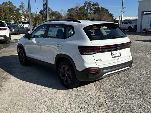 new 2025 Volkswagen Taos car, priced at $25,415