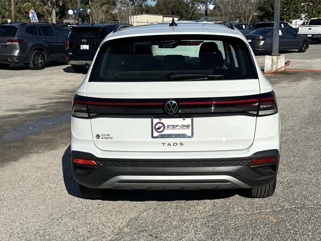 new 2025 Volkswagen Taos car, priced at $25,415