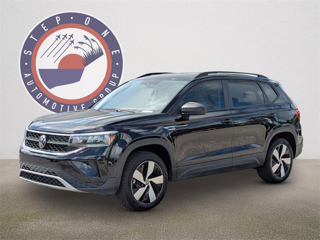 used 2023 Volkswagen Taos car, priced at $21,410