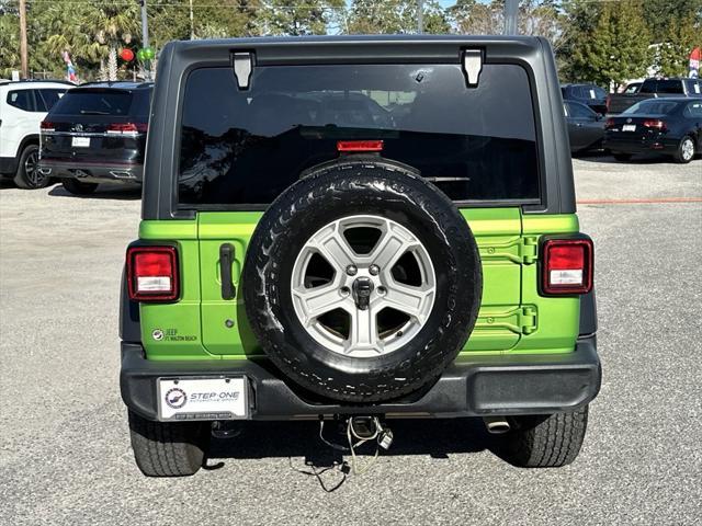 used 2018 Jeep Wrangler Unlimited car, priced at $21,479