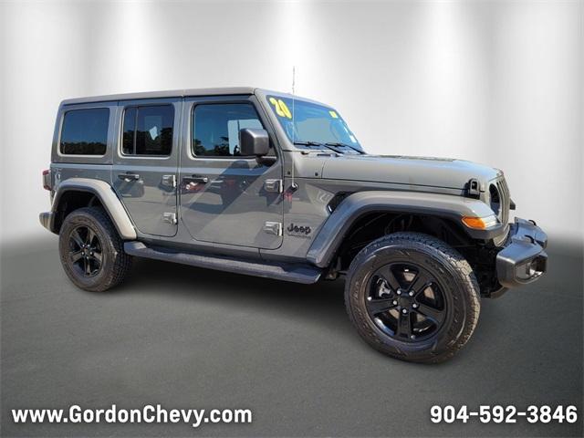 used 2020 Jeep Wrangler Unlimited car, priced at $32,850