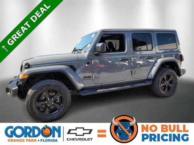 used 2020 Jeep Wrangler Unlimited car, priced at $32,850