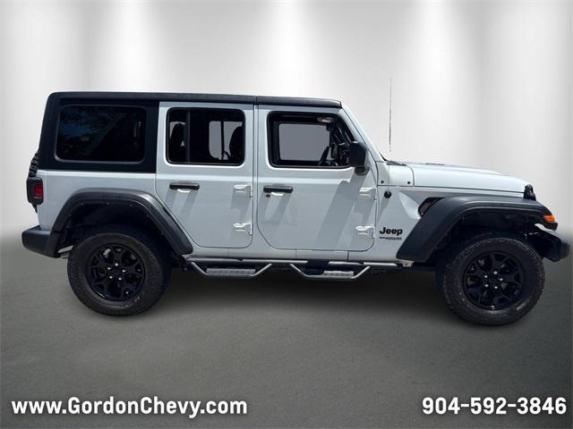 used 2022 Jeep Wrangler Unlimited car, priced at $33,500
