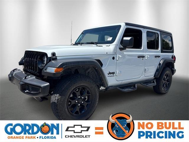used 2022 Jeep Wrangler Unlimited car, priced at $33,500