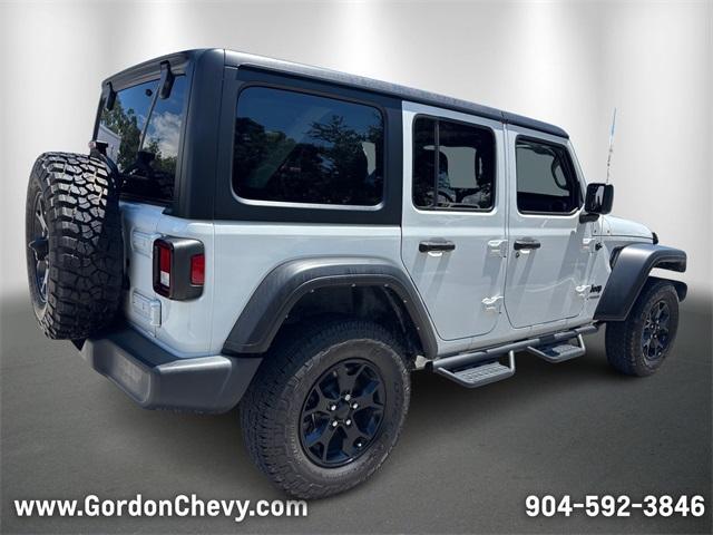used 2022 Jeep Wrangler Unlimited car, priced at $33,500