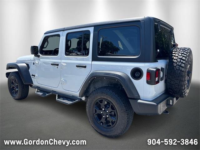 used 2022 Jeep Wrangler Unlimited car, priced at $33,500