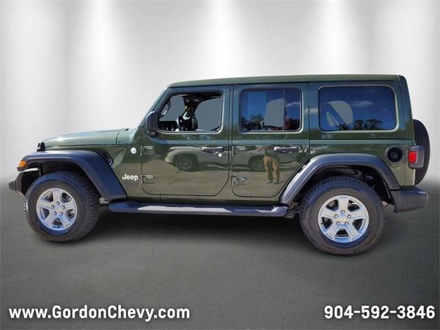 used 2020 Jeep Wrangler Unlimited car, priced at $27,350