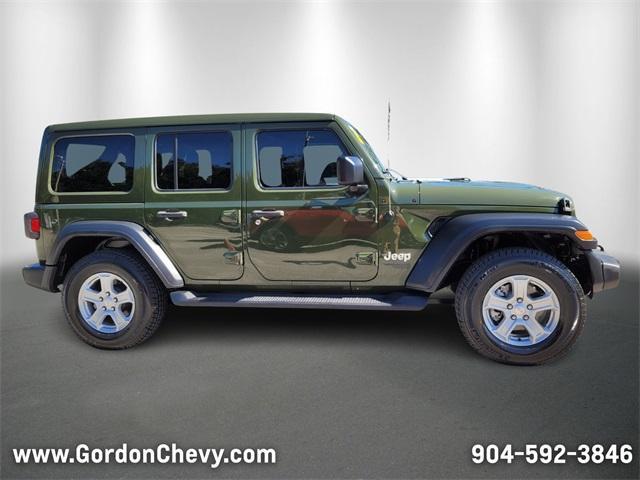 used 2020 Jeep Wrangler Unlimited car, priced at $27,350