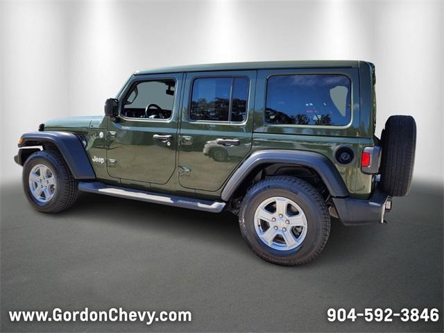 used 2020 Jeep Wrangler Unlimited car, priced at $27,350