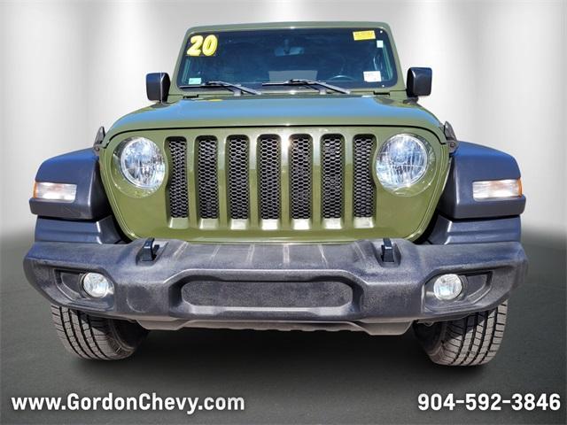 used 2020 Jeep Wrangler Unlimited car, priced at $27,350