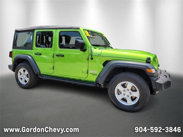 used 2018 Jeep Wrangler Unlimited car, priced at $20,500
