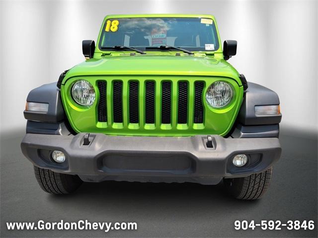 used 2018 Jeep Wrangler Unlimited car, priced at $20,500