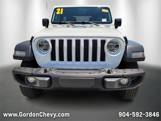 used 2021 Jeep Wrangler Unlimited car, priced at $32,700