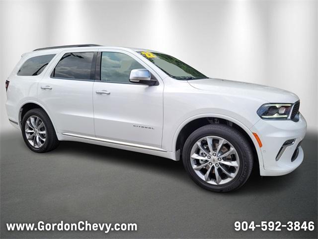 used 2022 Dodge Durango car, priced at $34,400