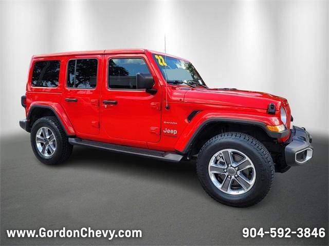 used 2022 Jeep Wrangler Unlimited car, priced at $34,000