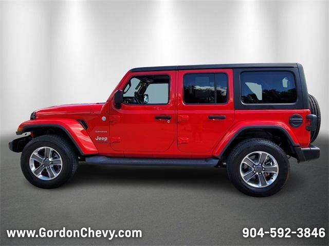 used 2020 Jeep Wrangler Unlimited car, priced at $31,850