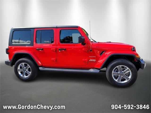 used 2020 Jeep Wrangler Unlimited car, priced at $31,850