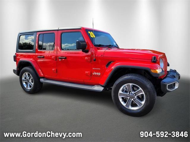 used 2020 Jeep Wrangler Unlimited car, priced at $31,850