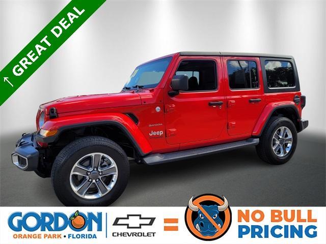 used 2020 Jeep Wrangler Unlimited car, priced at $31,850