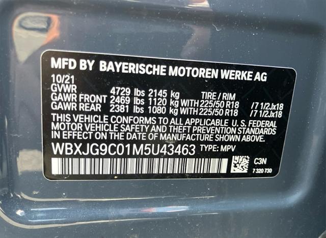 used 2021 BMW X1 car, priced at $24,300