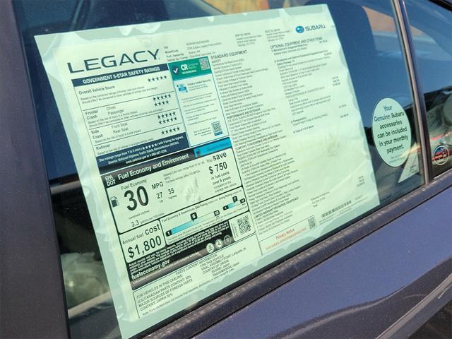 new 2024 Subaru Legacy car, priced at $32,549