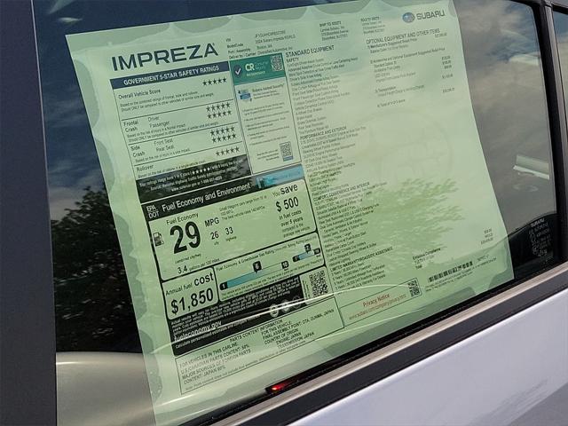 new 2024 Subaru Impreza car, priced at $28,243
