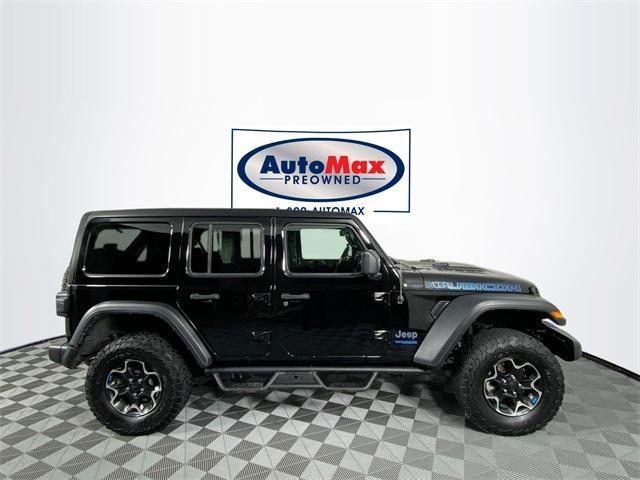 used 2022 Jeep Wrangler Unlimited 4xe car, priced at $33,500