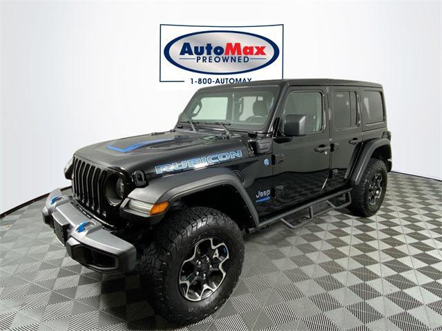 used 2022 Jeep Wrangler Unlimited 4xe car, priced at $33,500