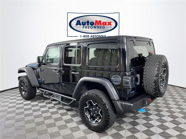 used 2022 Jeep Wrangler Unlimited 4xe car, priced at $33,500