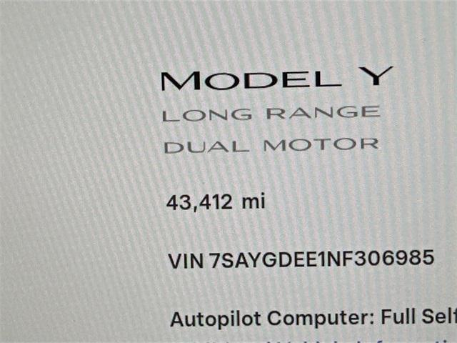 used 2022 Tesla Model Y car, priced at $28,500