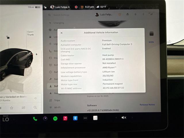 used 2022 Tesla Model 3 car, priced at $27,500