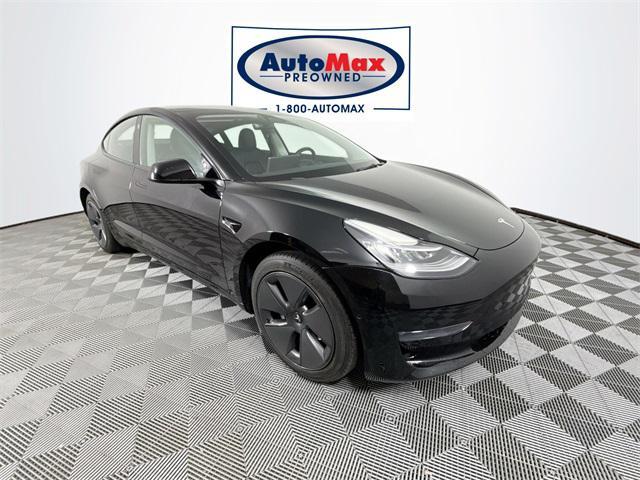 used 2022 Tesla Model 3 car, priced at $27,500