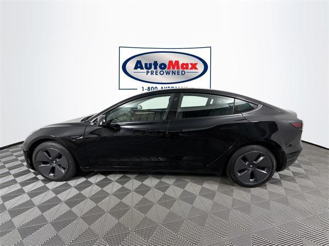 used 2022 Tesla Model 3 car, priced at $27,500