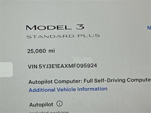 used 2021 Tesla Model 3 car, priced at $26,000