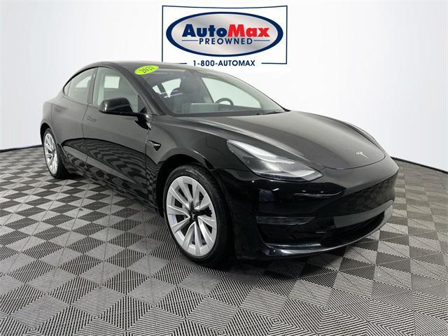 used 2021 Tesla Model 3 car, priced at $26,000