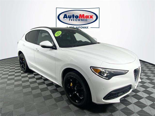 used 2021 Alfa Romeo Stelvio car, priced at $28,000