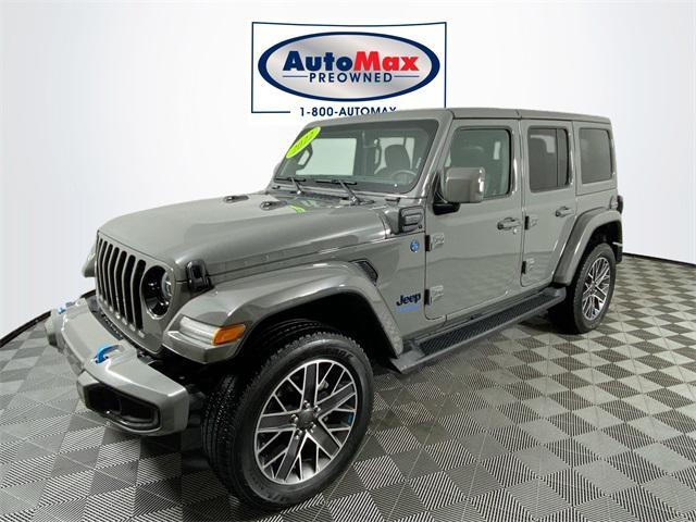 used 2022 Jeep Wrangler Unlimited 4xe car, priced at $33,000