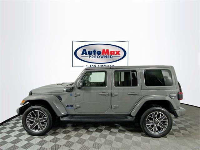 used 2022 Jeep Wrangler Unlimited 4xe car, priced at $33,000