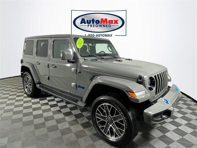 used 2022 Jeep Wrangler Unlimited 4xe car, priced at $33,000