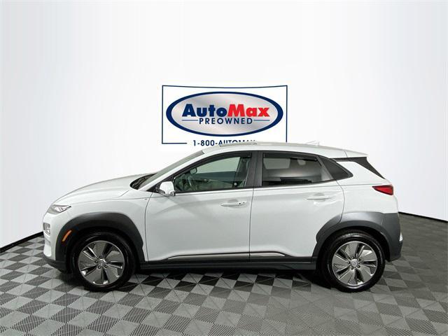 used 2021 Hyundai Kona EV car, priced at $18,500