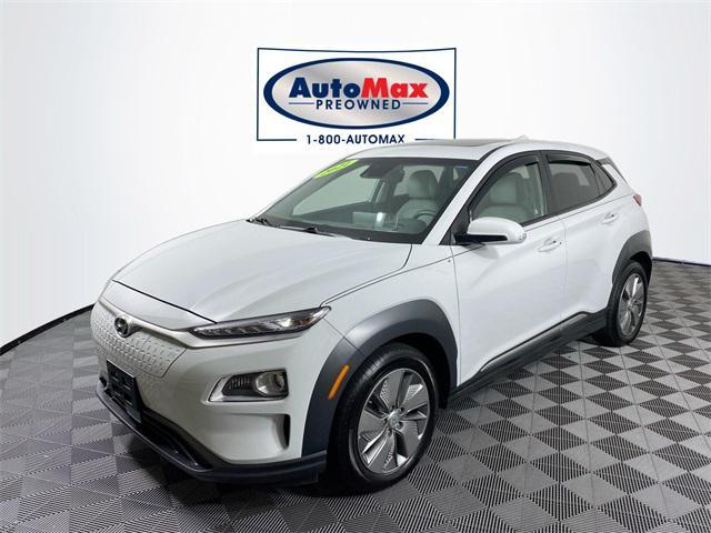 used 2021 Hyundai Kona EV car, priced at $18,500