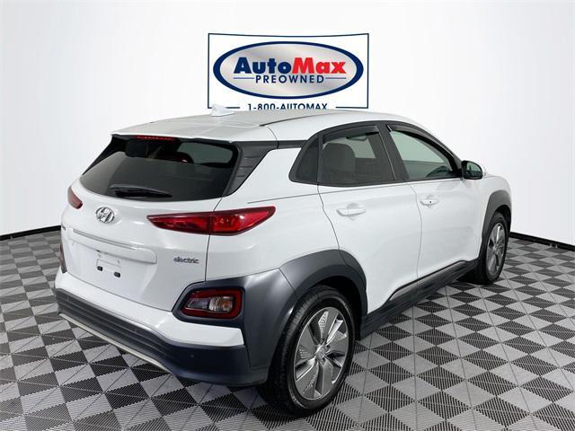 used 2021 Hyundai Kona EV car, priced at $18,500