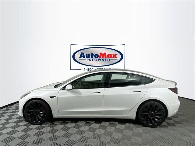 used 2021 Tesla Model 3 car, priced at $30,000